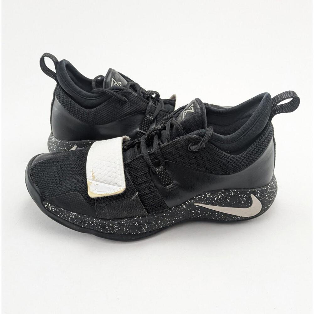 Mens Nike PG 2.5 TB Paul George Black White Basketball Shoes BQ8454-001 Size 7.5
